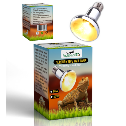 Bombilla de Vapor mercurio UVB ReptilHábitat