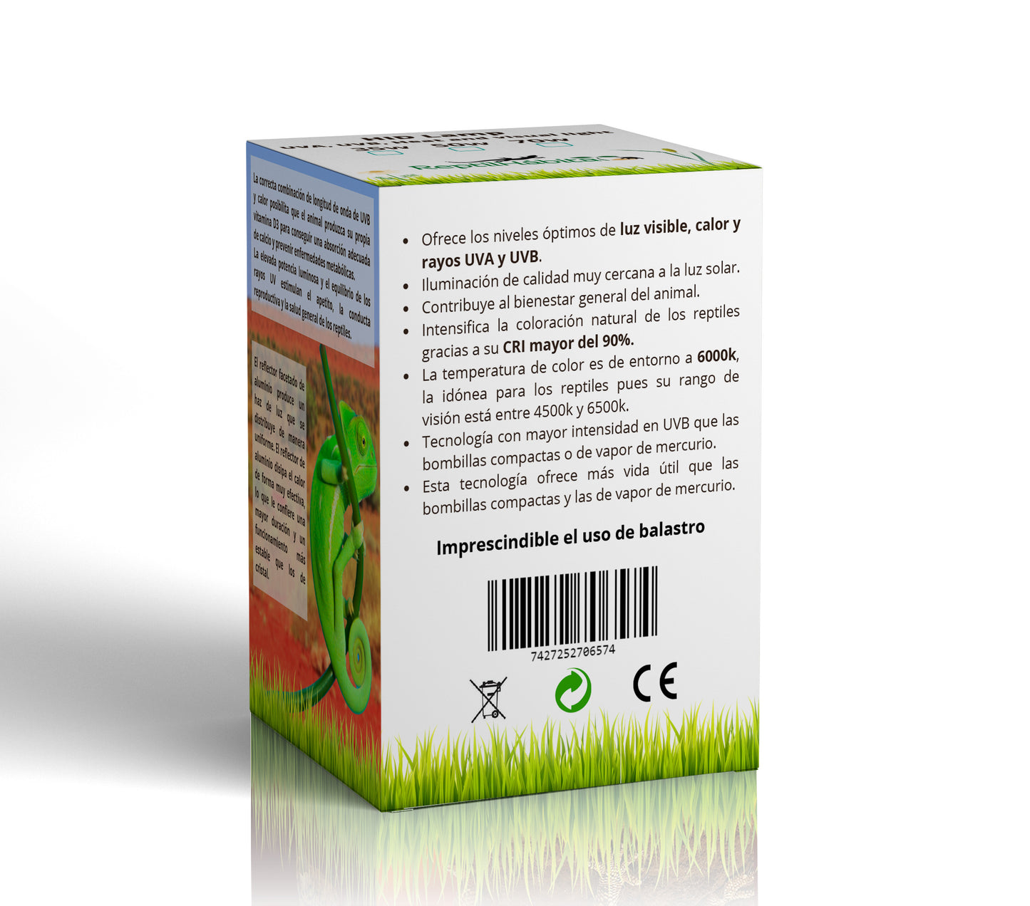 Bombilla HID UVB ReptilHábitat – 35, 50 y 70w