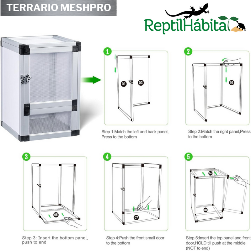 ReptilHábitat MeshPro - Silver