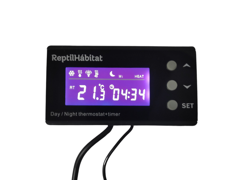 Controlador para terrarios inteligente: Temperatura y Humedad: Diurna y Nocturna