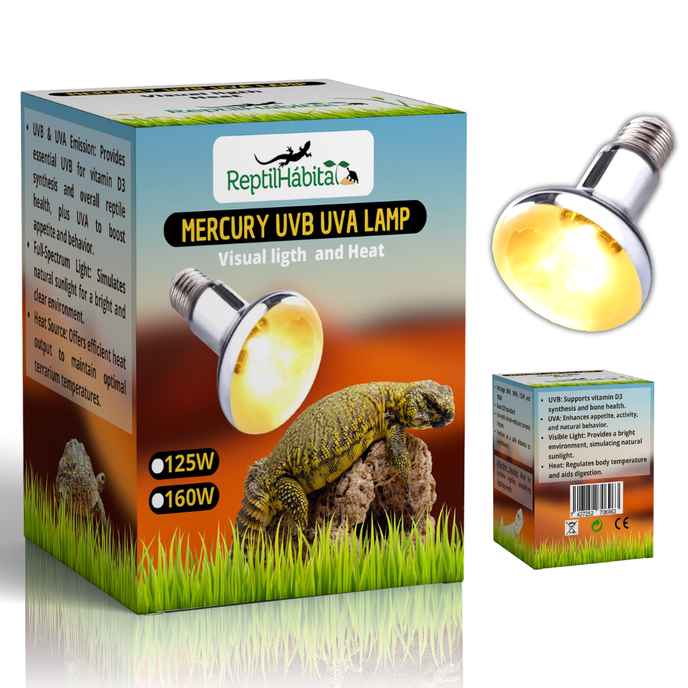 Bombilla de Vapor mercurio UVB ReptilHábitat
