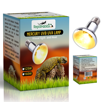 Bombilla de Vapor mercurio UVB ReptilHábitat
