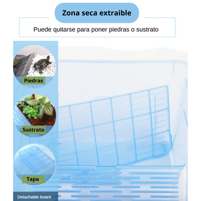 Tortuguera para tortugas acuáticas