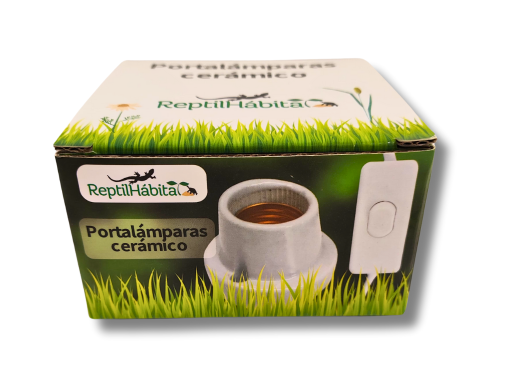 Portalámparas compacto cerámico