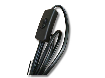 Portalámparas de pinza con interruptor